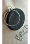 Women Evening Dresses Pearlescent glitter texture Round Portfolio Bag