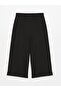 Women's Flat Capri with Elastic Waist