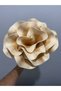 Decorative Handmade Luxury Latex Eva Artificial Flower - CREAM GOLD Detailed - Foam flower