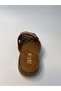 Genuine Leather Massage Sole Brown Women's Slippers J515 - 4