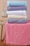 50x90 Jacquard and Fringed Towel Set - Hand and Face Towel - hs-coco50x90 - 4