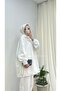 Extra Oversize Basic 3 Thread Cotton Raised Women's Sweatshirt 1003
