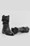 Women's Black Genuine Leather Size 35-41 Gusseted Boots & Booties - 4