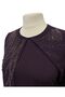 Plum Alya Plus Size Stylish Stone Embroidered Mother's Evening Dress - 6