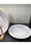 GÜRAL PORCELAIN SPICE 12-Piece MATTE STAR 20 CM CAKE PLATE - 3