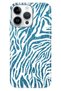 iPhone 16 Pro Max Case Silicone Printed 16 Pro Max Cover Shimmering Zebra