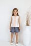Girl's Summer Blouse and Shorts 2-Piece Set - 2