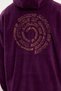 Purple Unisex Oversize/Wide Cut Hooded Anti-Pilling Warm/Fleece Sweatshirt Tmnaw25Sw00029 - 5