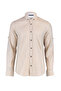 Stone Buttoned Collar Epauletted Slim Fit Long Sleeve 100% Cotton Shirt TMNSS20GO0189 - 6