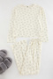 Ekru %100 Pamuklu Ayıcıklı Örme Pijama Takımı THMAW25PT00131 - 6