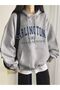 Women's Arlington American City State Printed Cotton Hooded Sweatshirt - 2