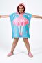 Ballerina Pattern Children's Poncho Beach Towel - 3