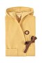 Children's Jacquard Bathrobe Yellow Organic Cotton