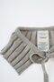 Pleated Knitted Collar Gray Organic Cotton - 3