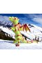 Real Looking Plush Filled Soft Silicone Coated Sound Roaring 2 Headed Dragon Dinosaur Toy Giant