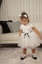 Baby Girl Child Princess Fluffy Tutu Dress Polka Dot Short Sleeve Flexible Lycra - 7