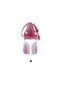 K5099 Women's Pointed Toe Accessory Finger Decollete Ankle Strap Thin Heeled Shoes - 4