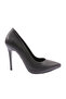 Black Pointed Toe Women's Stiletto - 15P Heeled Shoes