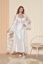 Two Piece Long Dressing Gown - 2