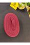 Jute Straw Basket Oval Lid Organizer 30X20X10 - 8