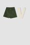 Girls' Velvet Shorts Socks Set of 2 Y5695A622Wn - 7