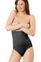 Toptanbulurum Elite Life Seamless Shaper Silicone Women's Black Slip Corset 890