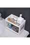 White Double-Decker Plastic Kitchen Organizer - 5