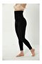 Women's Black 2 Size Reducing High Waist Seamless Corset Leggings - 3