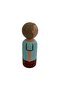 Wooden Painted Peg Dolls - Fun Colorful Pegdoll - 3