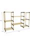 SEOWOOD MODULAR WOODEN FLOWER RACK (8 SHELVES) - 3