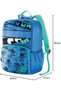 Diddle 2.0 Backpack 21L Capacity Polyester Blue Voluminous Pocket Ergo Back - 5
