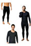 Men's Full Protection Flame-like Black Thermal Suit suitable for Siberia Colds - 2