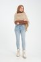 Single Color Openwork Patterned Shoulder Shawl, Stylish Comfortable Shoulder Shawl with Openwork Patterned Edge, Knitwear Shoulder Shawl, Women's Shawl - 6