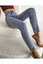 Mona Light Snow Blue Slim Mom High Waist Boyfriend Jeans