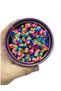 20pcs rainbow smile fimo beads - dough beads, jewelry bead