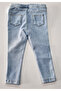 Blue Slim Fit Lycra Girl's Jeans Leggings - 2