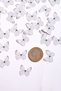 Butterflies 100-Piece Mini Stickers/ Adhesive White Butterflies/ Scrapbook, Journal, Gift Decoration - 2