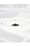 Garnet (Beauty, Hormone) Elegant Real Natural Stone Bracelet (High Quality Handcrafted Staircase Closure) - 2
