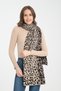 Leopard Print Knitwear Knit Scarf, Knit Scarf, Soft Textured Scarf, Women's Scarf, Scarf, Knitted Scarf - 7