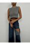 Women's Lace-Like Knit Knit Vest