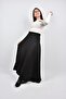 Long Scuba Skirt with Hidden Zipper - 2