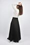 Long Scuba Skirt with Hidden Zipper - 4