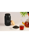 3 Size Tea Coffee Sugar Jar Glass Jar Set Wooden Look (Plastic) Lid - 3