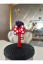 ديزني لاند ميني موس منقوشة - سلسلة كوب المشروبات الباردة مع القش - 4