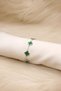 Unisex Green Clover Bracelet