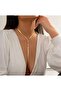 Exaggerated Hand-Woven Flat Snake Long Tassel Necklace for Women Party Accessories
