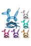 Chrome Gold Color Sausage Balloon 12 Pieces - 3