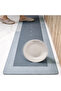 Non-Slip Sole Magic Water Absorbent Bathroom and Sink Mat 40*120 Cm Grey - 3