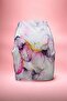Lilac Smoke Patterned Short Pareo Satin Women's Beach Dress New Season - 3