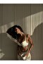 Knitted Patterned Light Support Bra Set (627t) - 5